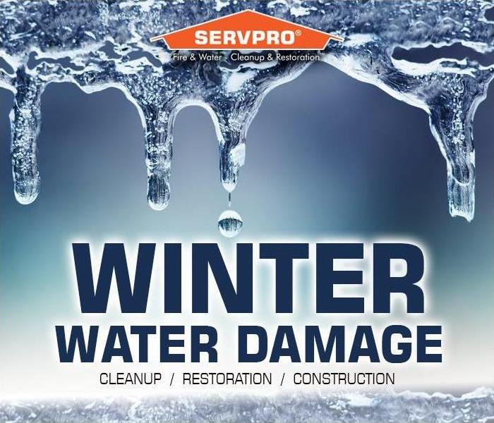Winter Water Damage Clean Up REstoration and Contstruciton