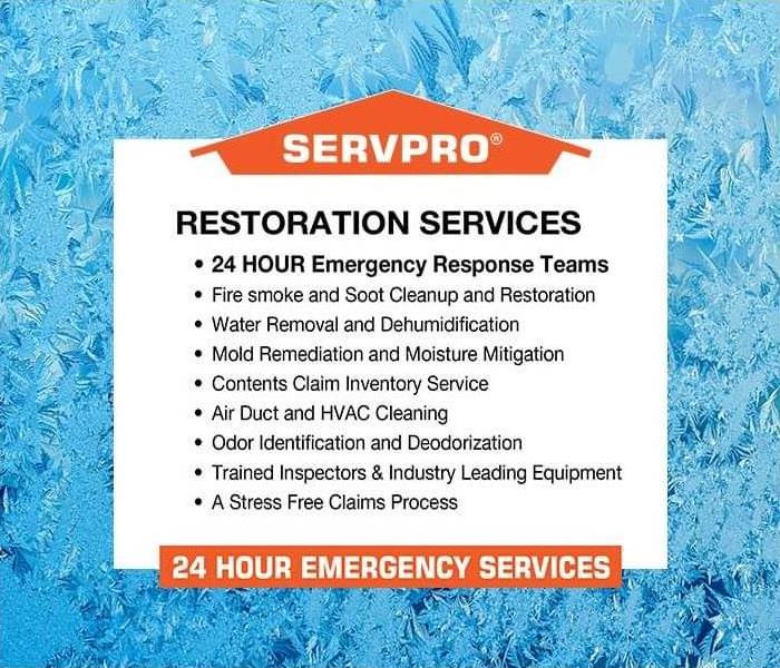 SERVPRO Restoration Services List Of Options